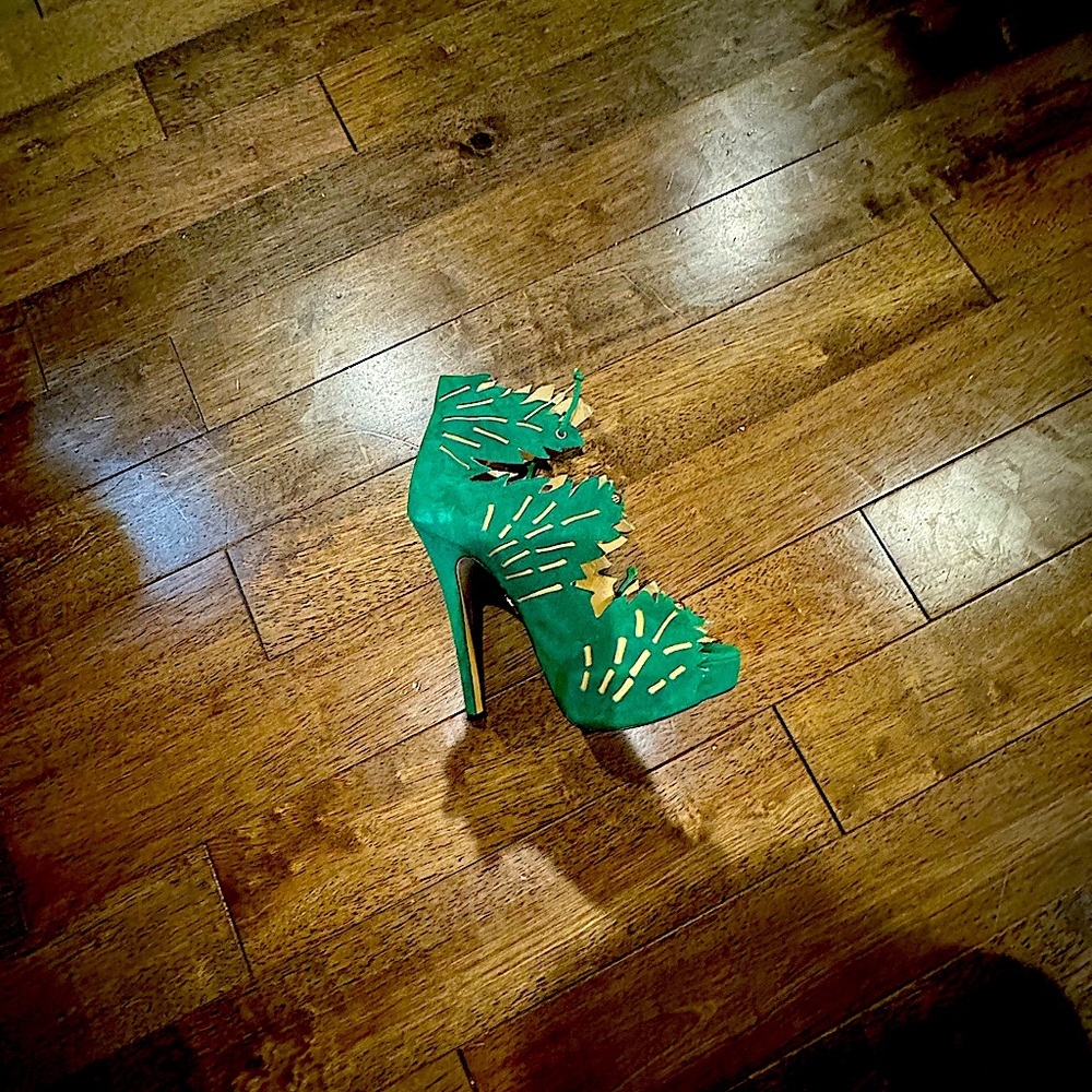 Charlotte Olympia, Green, Size 37 / 7